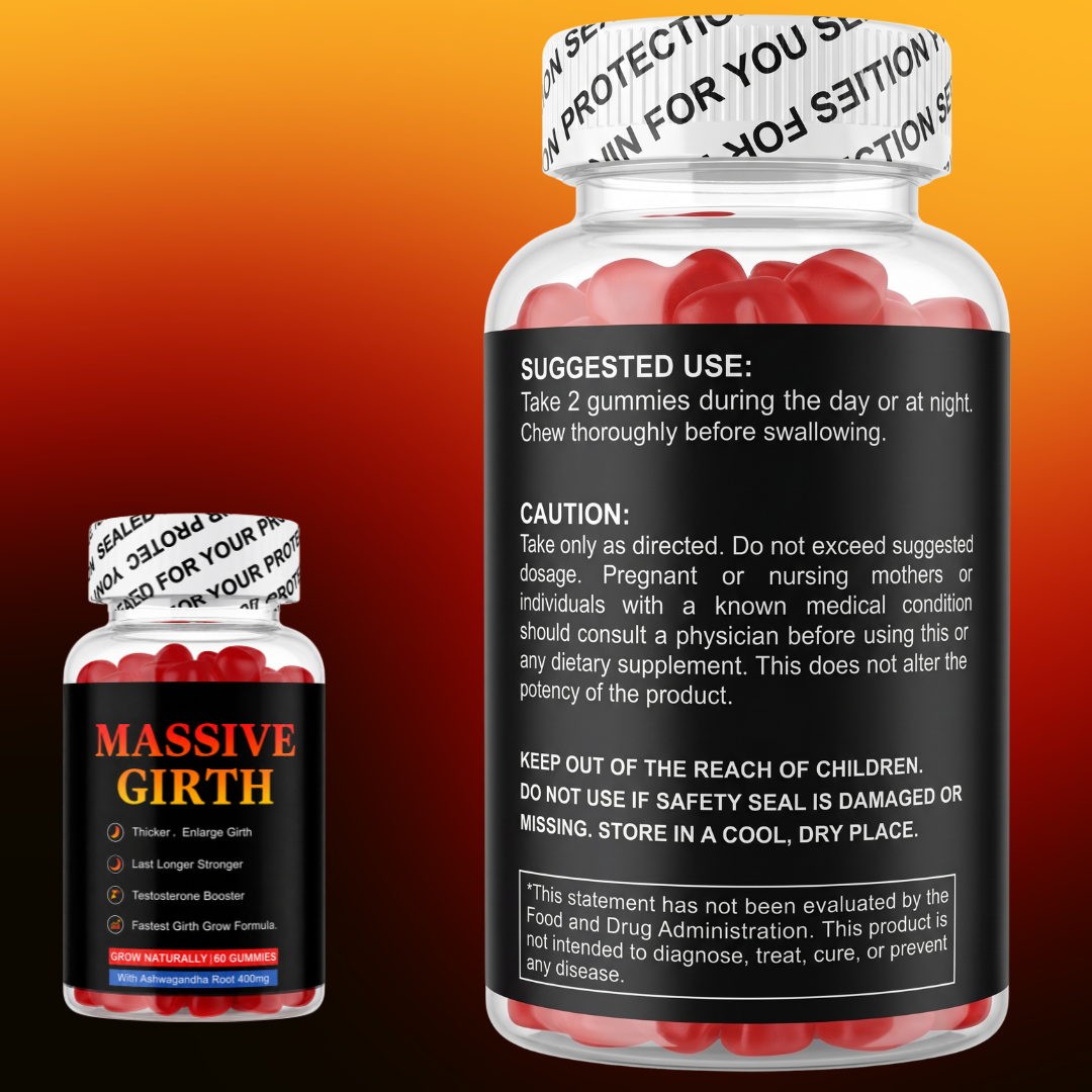 Massive Girth Natural Performance Vitality Supplement