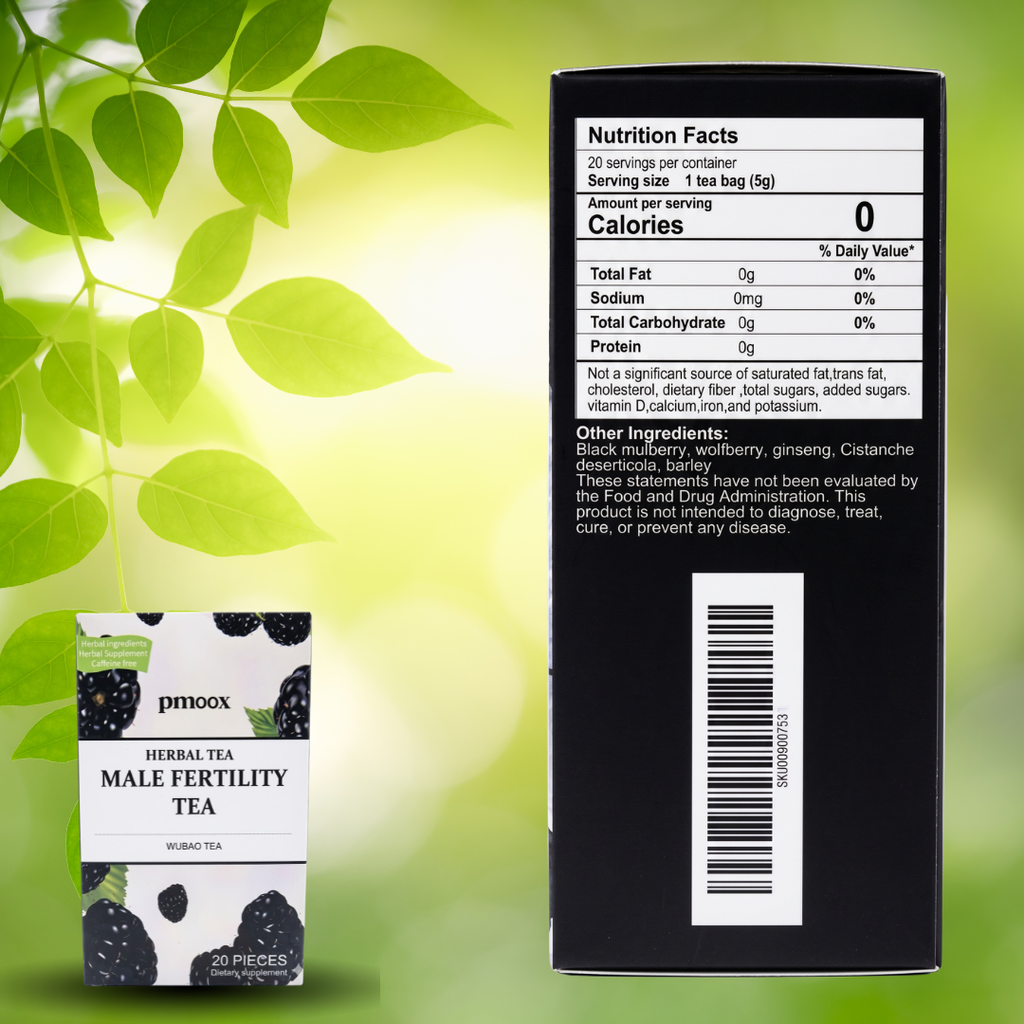 Male Fertility Tea Reproductive & Sperm Health Supplement
