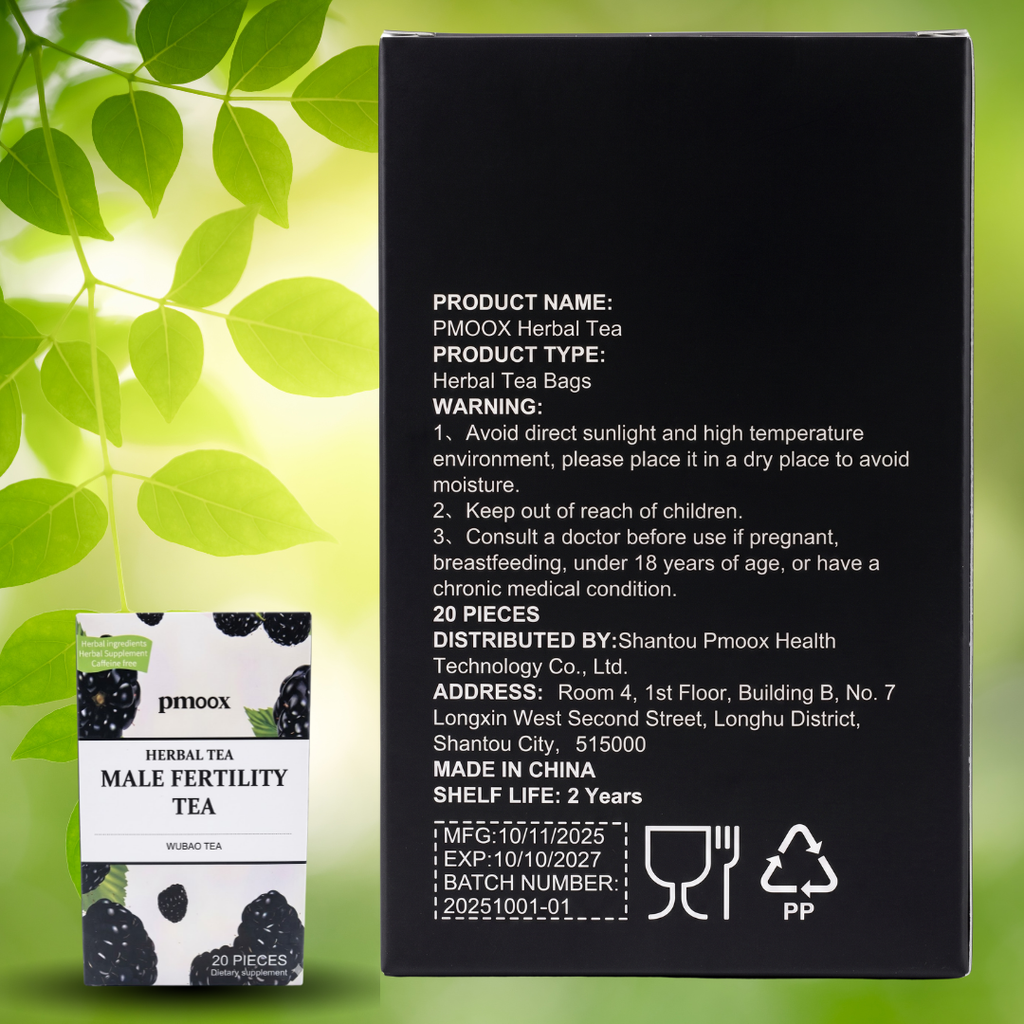 Male Fertility Tea Reproductive & Sperm Health Supplement
