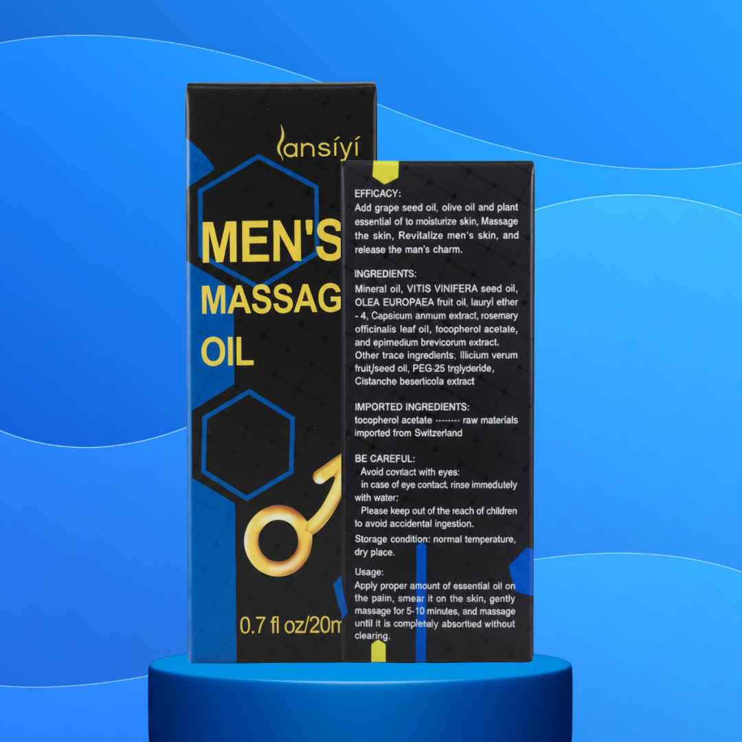Men Performance Massage Oil Vitality Supplement