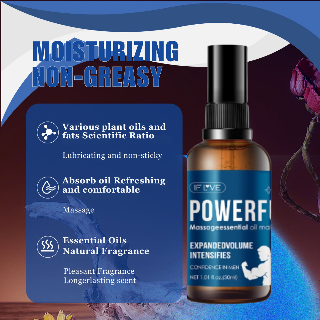 Male Performance Massage Essential Oil Vitality Supplement