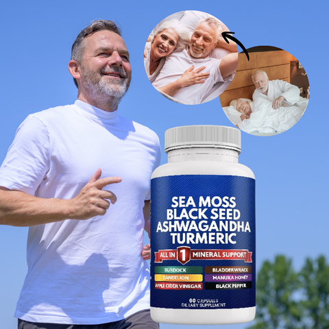 Sea Moss Gummies for Male Vitality Energy and Gut Balance