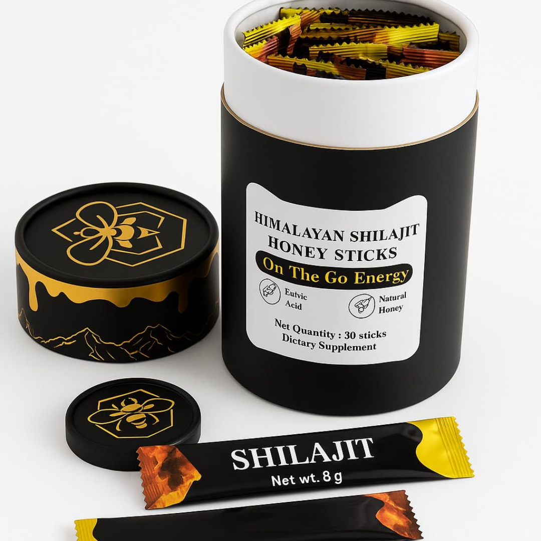 Himalayan Shilajit Honey Sticks Male Vitality Supplement