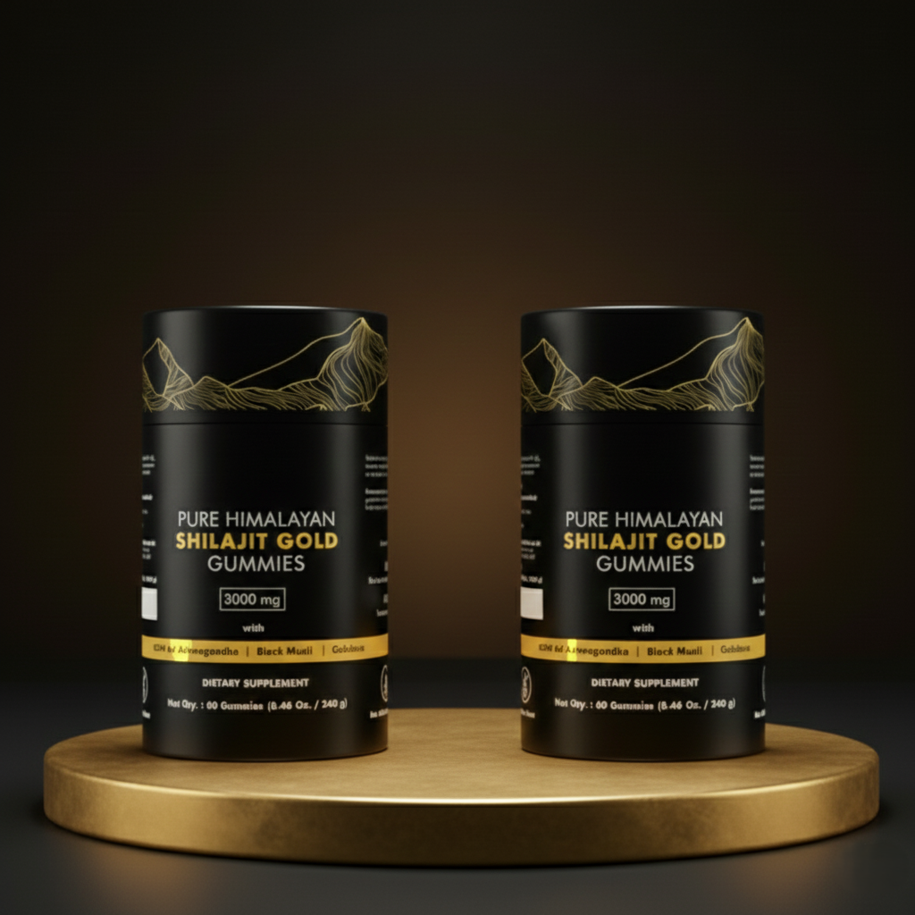 Pure Himalayan Shilajit Gold Gummies Supplement